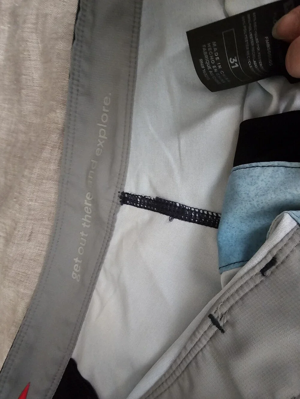 Florence Marine X Shoreline Boardshorts - Men's Size 31 - Water Caustic Print